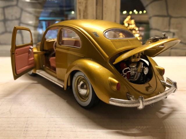 strak Woestijn diagonaal Miniatuur auto VW Kever 1955 | Dussolier Classic Cars