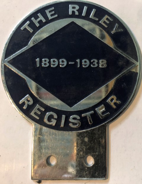 The Riley Register 1899-1938