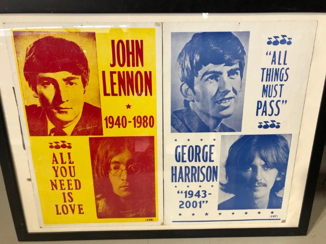 Poster George Harrison en John Lennon