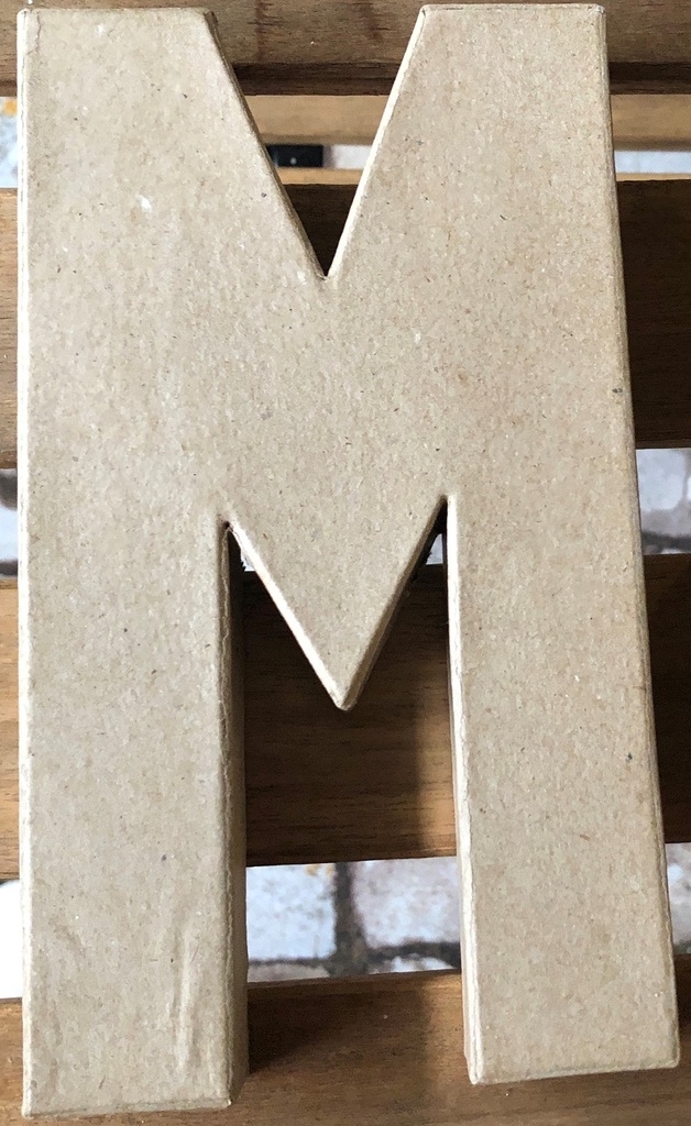 Letters in karton