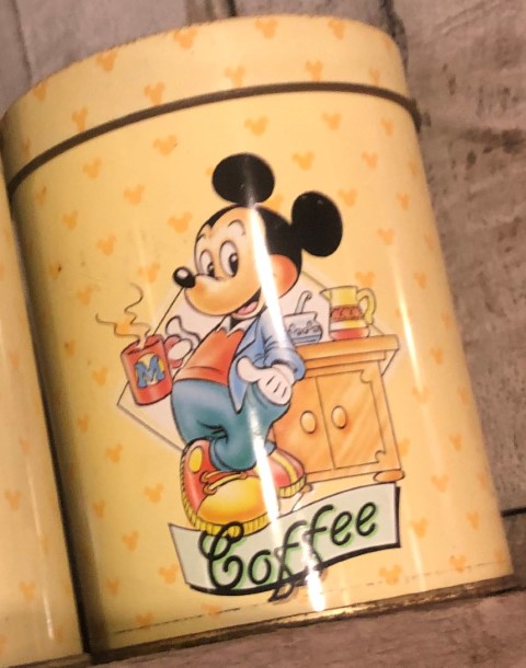 Canister of coffee Mickey Mouse