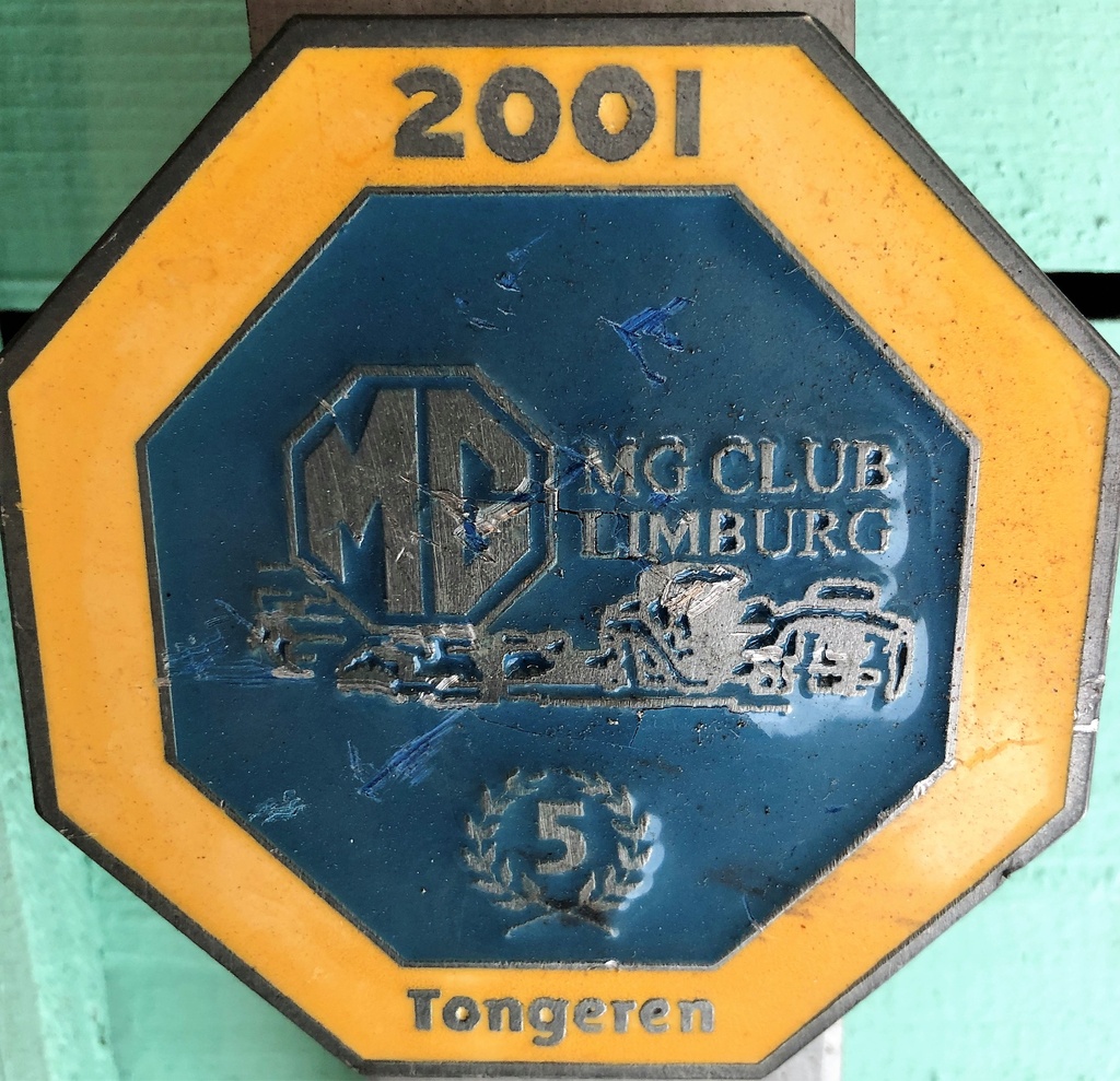 Badge MG Club Limburg 2001