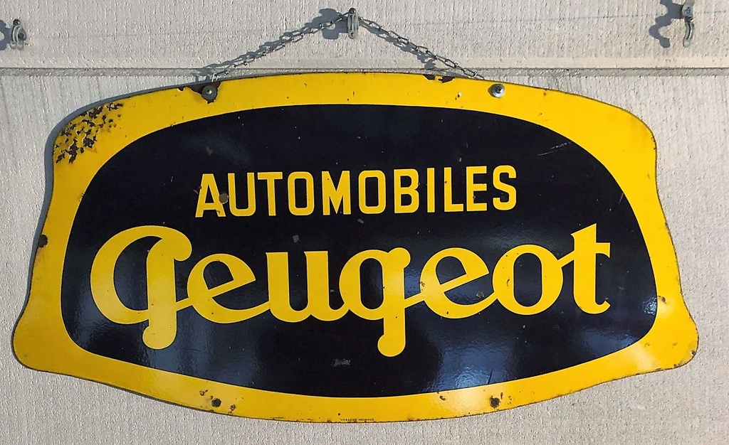 Automobiles Peugeot double sided