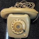 Telephone with dial