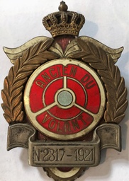 [4-000113] Badge Ancien Du Volant N°2317-1921