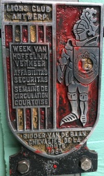 [4-00032] Badge Lions club Antwerp 1953