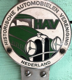 [4-00074] Badge Historische automobielen vereniging Nederland