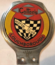 [4-000117] Badge Cotton's Loughborough